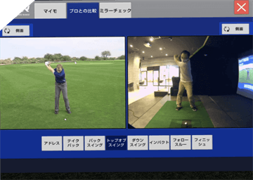 プロとスイング比較